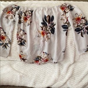 Off the shoulder blouse